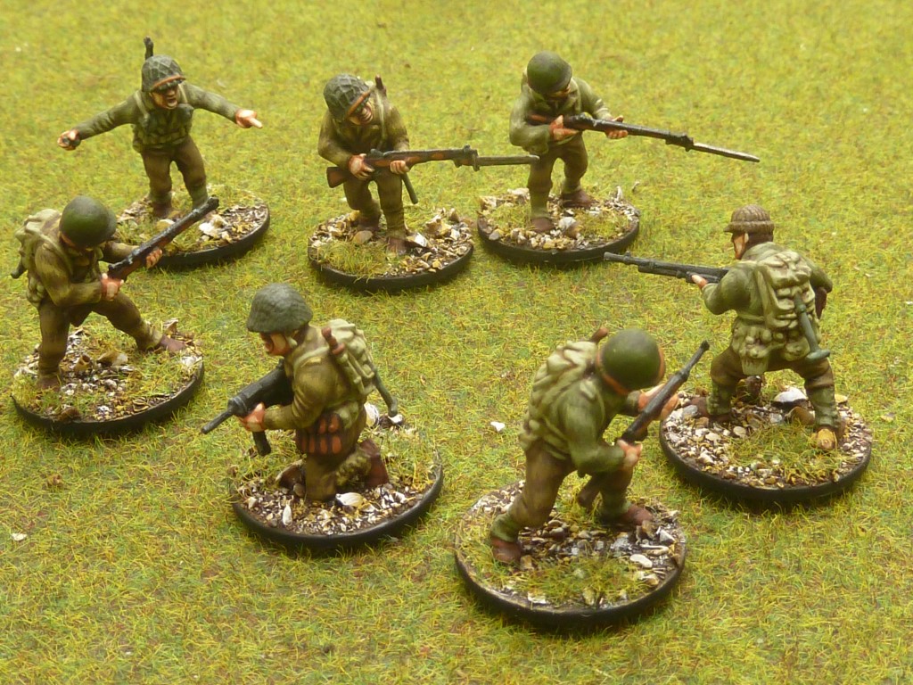 28mm Bolt Action WW2 US infantry.